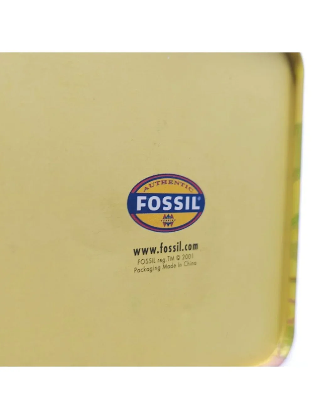 Fossil Men FS-2672 Fashion Sunburst Silver Tone Quartz Analog 36mm Watch in Tin